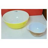 (2) PYREX BOWLS