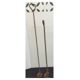 (2) BRANDING IRONS
