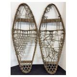 VINTAGE SNOW SHOES, DAMAGED