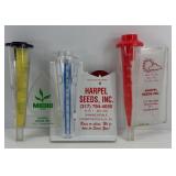 (3) HARPEL SEED SHANNONDALE IND RAIN GAUGES