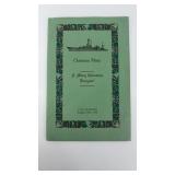 1938 USS AUGUSTA CHRISTMAS MENU SHANGHAI CHINA