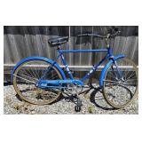 VINTAGE BLUE COLUMBIA ROADSTER BIKE
