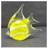 ART GLASS FISH PAPERWEIGHT