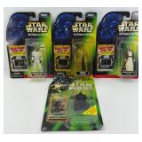 (4) STAR WARS FIGURINES 97-00