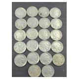 (22) BUFFALO NICKELS W/ CLEAR DATES