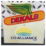 DEKALB DOUBLE SIDED SEED CORN SIGN