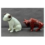 CAST IRON RCA PUP & BUFFALO GAS BANKS