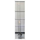 (3) FISHING POLES WITH REELS