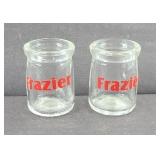 (2) FRAZIER CREAMER BOTTLES