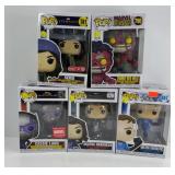 (5) MARVEL FUNKO POP CHARACTERS