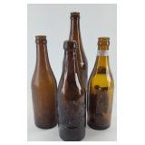 (4) INDIANAPOLIS BREWERY BOTTLES