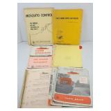 VINTAGE FARM EQUIPMENT MANUALS & CATALOGS