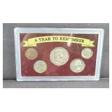 COLLECTOR COIN SET (SILVER DIME, QUARTER, HALF)
