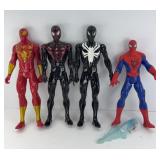 (4) SPIDER-MAN ACTION FIGURES