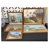 (5) TRAIN PRINTS