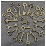 ASSTD CAST IRON SKELETON KEYS