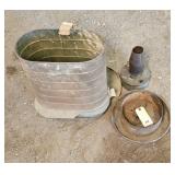 BACKPACK ANTIQUE SEEDER, LAMP