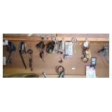 ASSORTED HARDWARE ON WALL