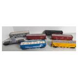 (7) MODEL TRAIN CARS