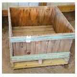 CRATE ON ROLLERS
