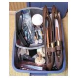 WOODEN SCONCES & HARDWARE ITEMS