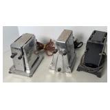 (3) TOASTERS MODERN HOME, H & S PROD, & STERLING
