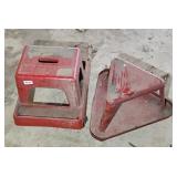 (2) SHOP STOOLS