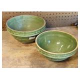 (2) FEDERAL MIXING BOWLS