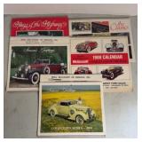 VINTAGE CAR CALENDARS