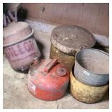 GALVANIZED FUEL BUCKET & MORE