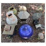 BALL, BIRD FEEDERS, & POTS