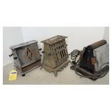 (3) VINTAGE TOASTERS SUPER STAR , DOMINION,