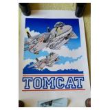 TOMCAT PRINT SIGNED BY ARTIST