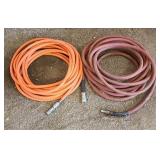 (2) AIR HOSES