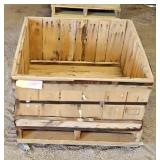 CRATE ON ROLLERS