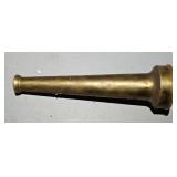 BRASS FIRE HOSE NOZZLE