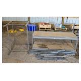 (2) METAL RACKS, ASSEMBLY REQUIRED