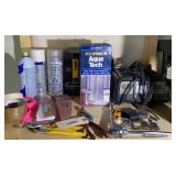BATTERY CHARGER & ASST TOOLS
