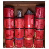 (14) COFFEE CANS OF HARDWARE