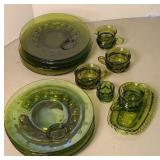 (4) INDIANA GLASS SNACK SETS & MORE