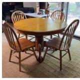 COCHRANE TABLE & (4) CHAIRS