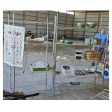 (2) WIRE RACKS