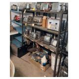 (2) METAL SHELVES