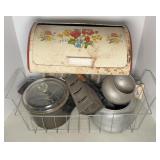 BREAD BOX  & KITCHEN ITEMS