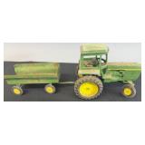 VINTAGE JOHN DEERE ERTL TRACTOR & WAGON METAL