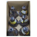 (6) AUDUBON BIRD SEED SUNFLOWER BELLS, NEW