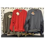 (11) MENS NEW GOLF WINDBREAKERS, SIZE M
