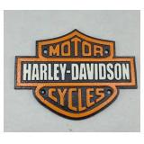 CAST IRON HARLEY DAVIDSON PLAQUE
