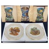 (5) COLLECTOR BIRD PLATES