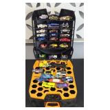 HOT WHEELS CARRYING CASE W/ ASSORTED DIECAST CARS